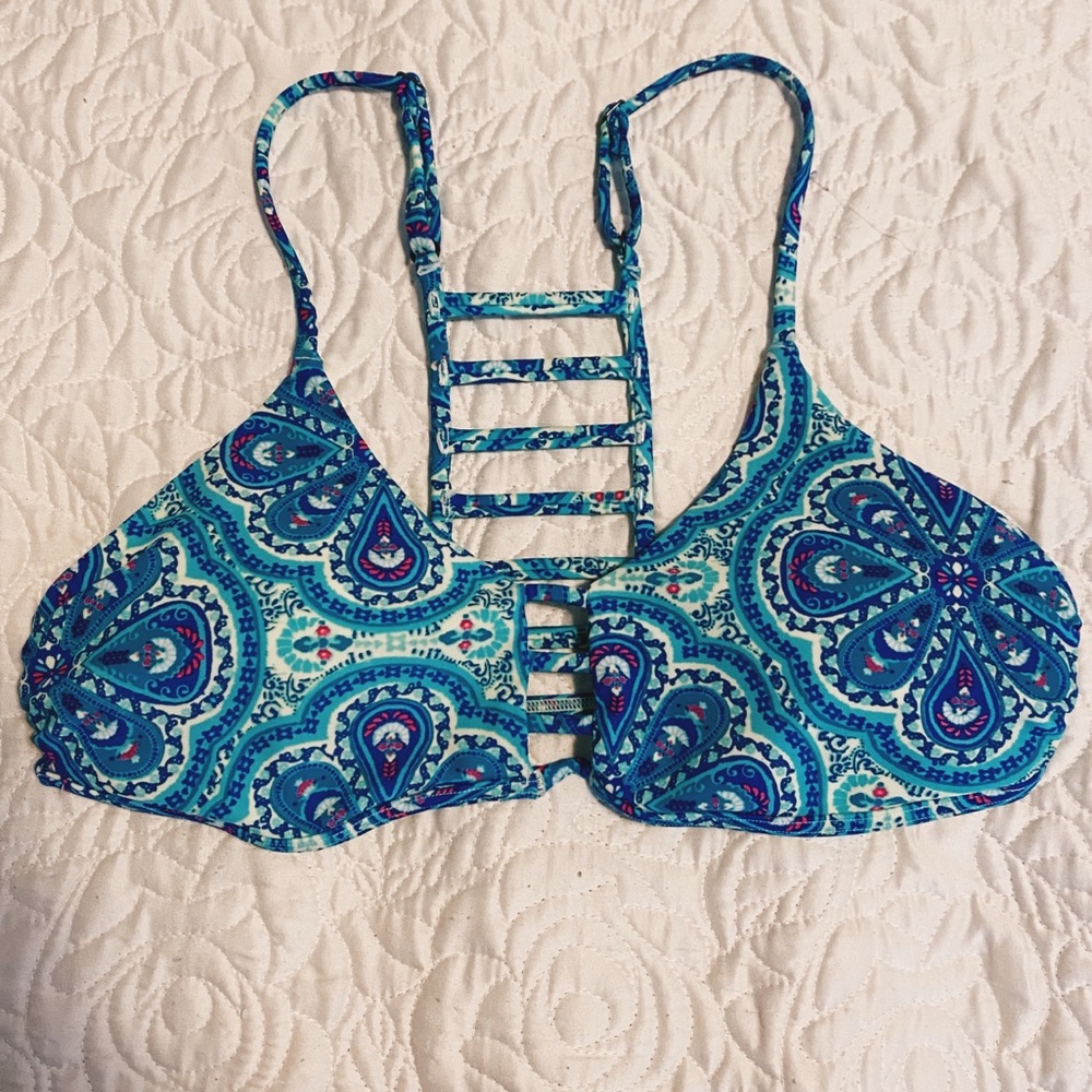 Hollister Blue Bikini Top